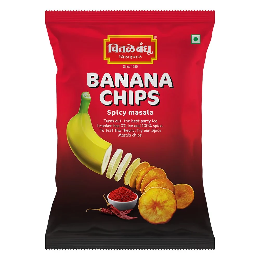 Chitale Bandhu Banana Chips Spicy Masala, 125 g-1.webp